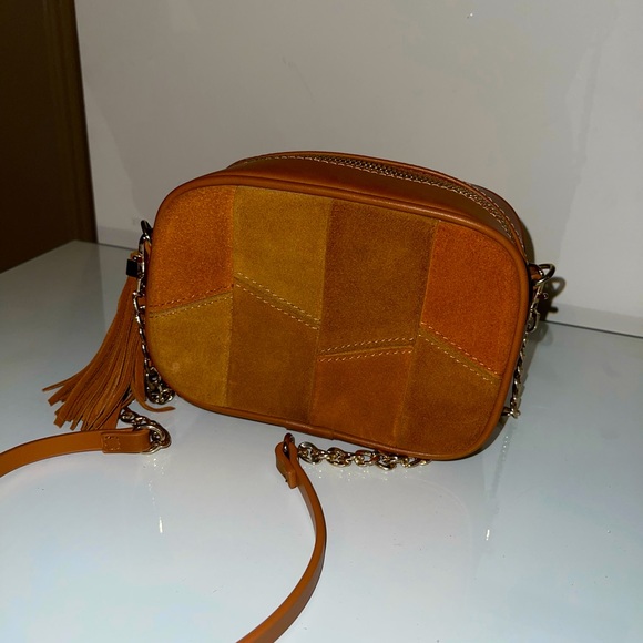 Zara suede leather bag - Picture 1 of 9